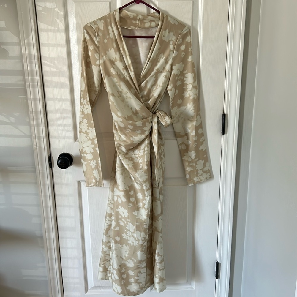 Floral Wrap Dress